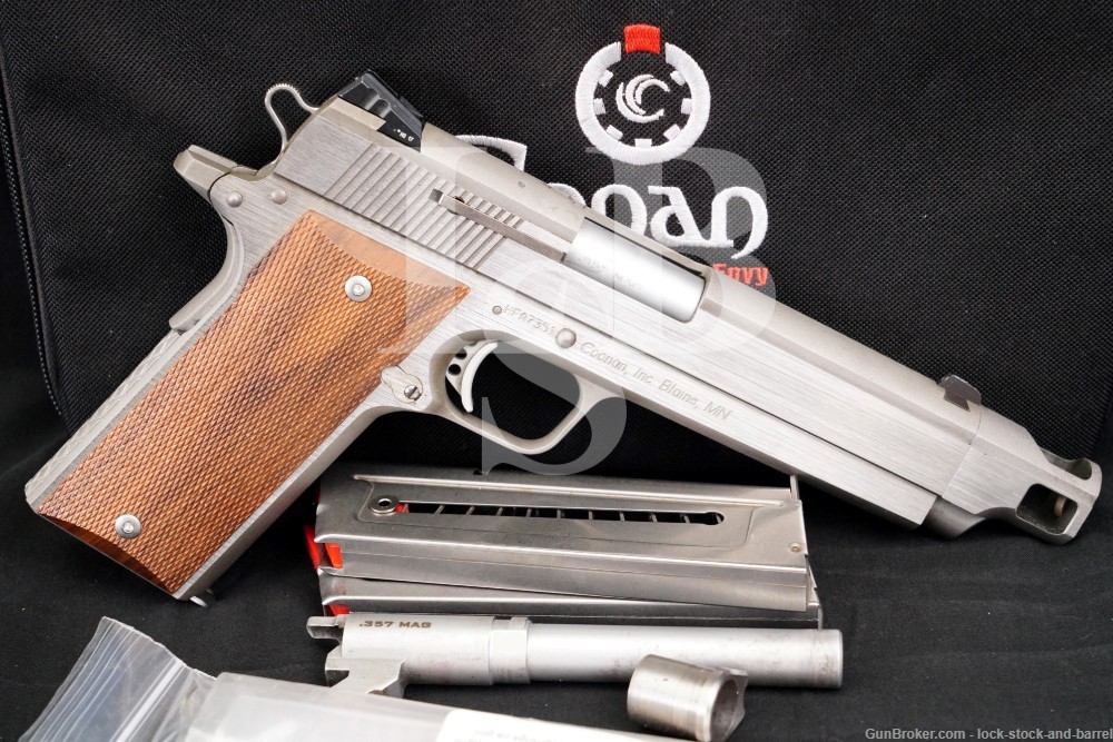 Coonan Model Classic .357 Magnum Automatic 5.5″ Stainless 1911 Pistol