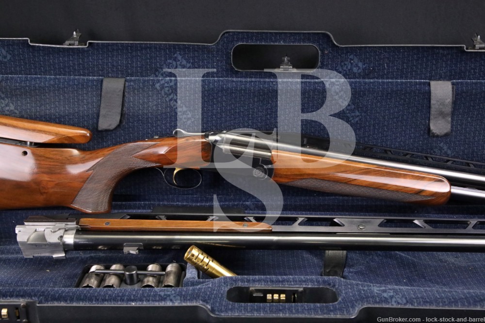 Perazzi Model MX-15 34″ 12 Ga Single & DBL Shotgun W/ Case