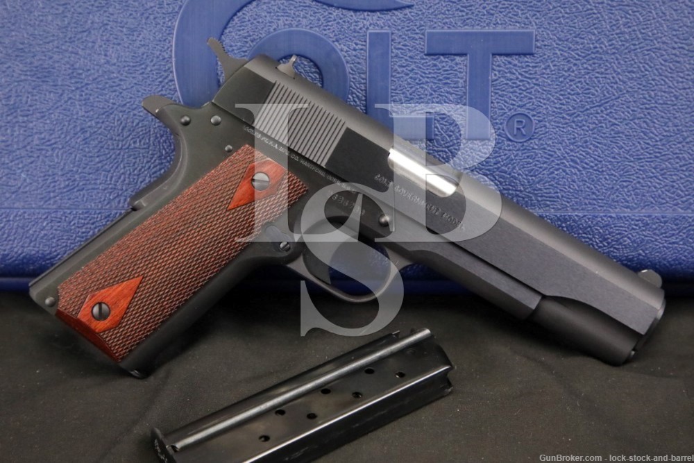 Colt Government Model 02991 .38 Super 1911 Semi-Auto Pistol & Box, 2014