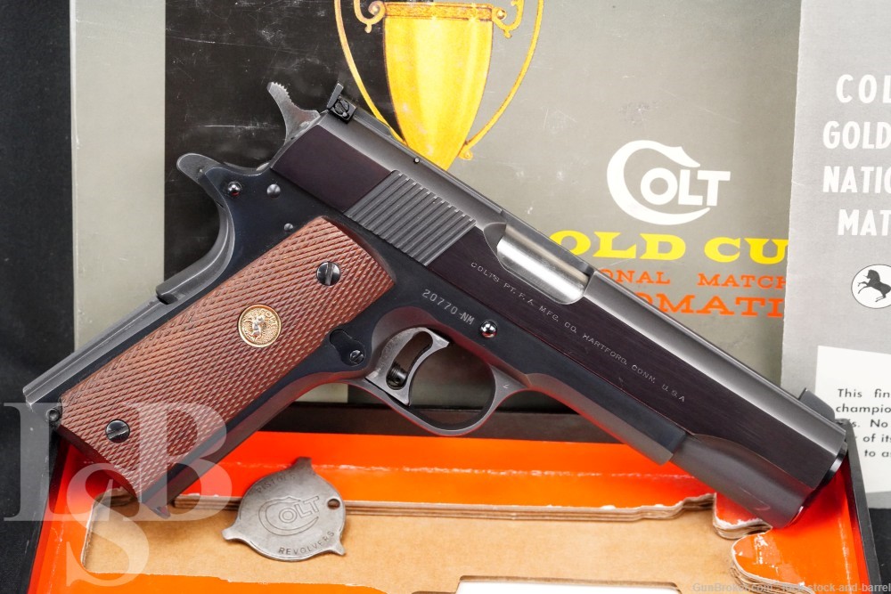 Colt Pre-Gold Cup National Match 1911 .45 ACP Semi-Auto Pistol, 1967 C&R