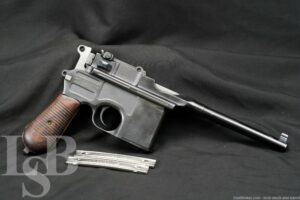 Fed Ord Refurbished Mauser C96 Broomhandle M30 9mm Semi-Auto Pistol, C&R