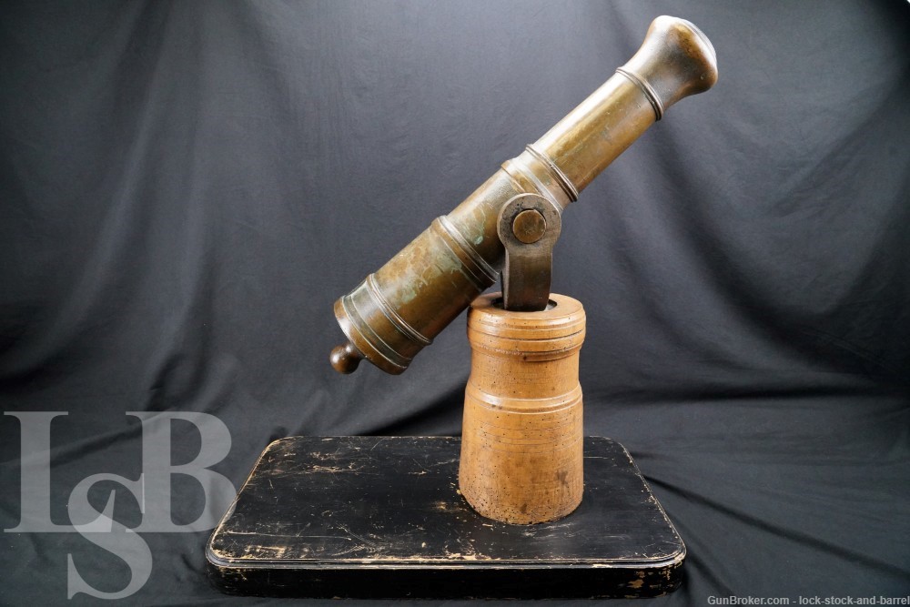 William Bowen? 18th Century British Swivel Gun/Signal Cannon, 1700s Antique