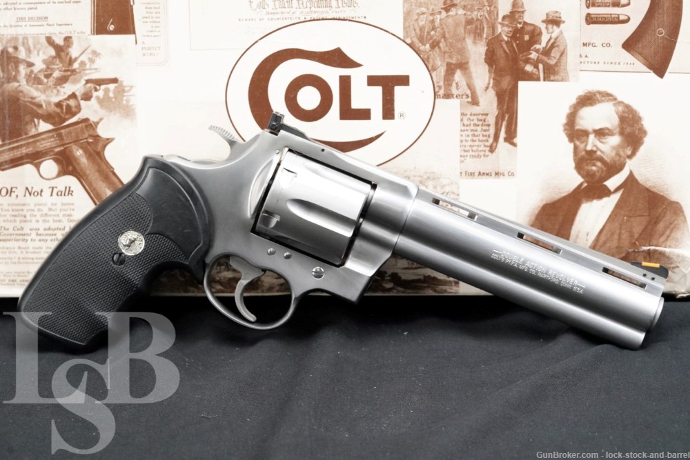 Colt Anaconda Model 6″ Stainless .45 LC Double Action Revolver, 1993