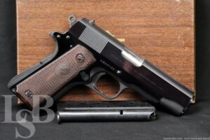 Colt Commander Lightweight 1911 9mm Semi-Automatic Pistol & Box, 1970 C&R