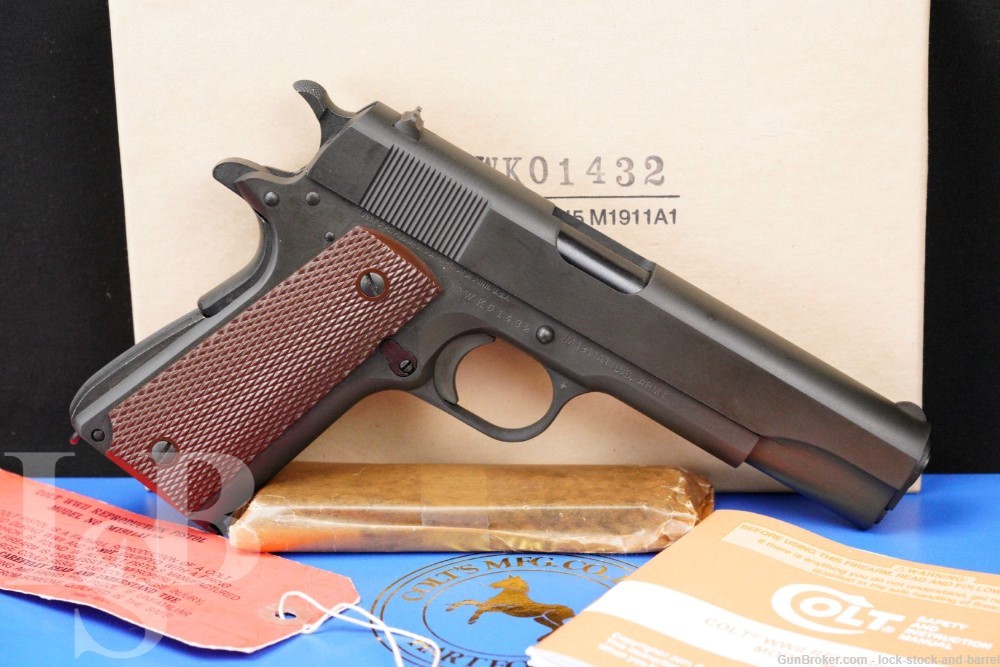 Colt World War II Reproduction M1911A1 O1911A1 .45 ACP Semi-Auto Pistol