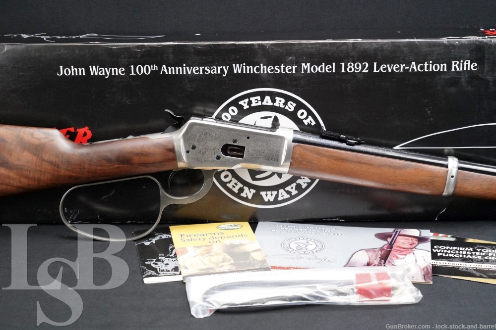 Winchester Model 1892 John Wayne High Grade 18.5″ .44-40 Lever Action Rifle