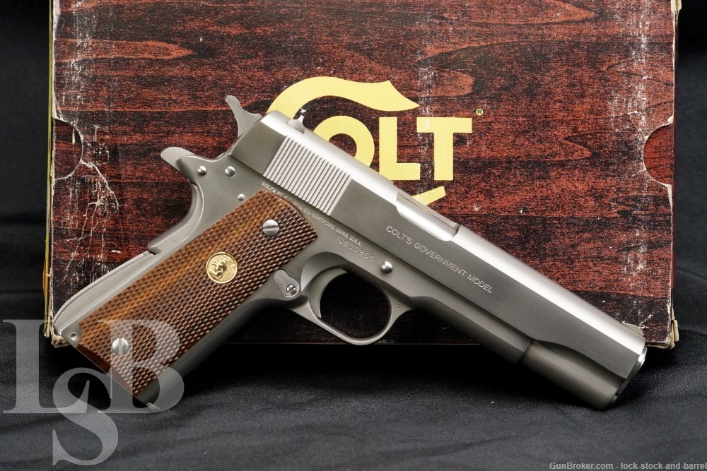 Colt Custom Shop Series ’70 Government Model 1911 E-Nickel .45 ACP Pistol