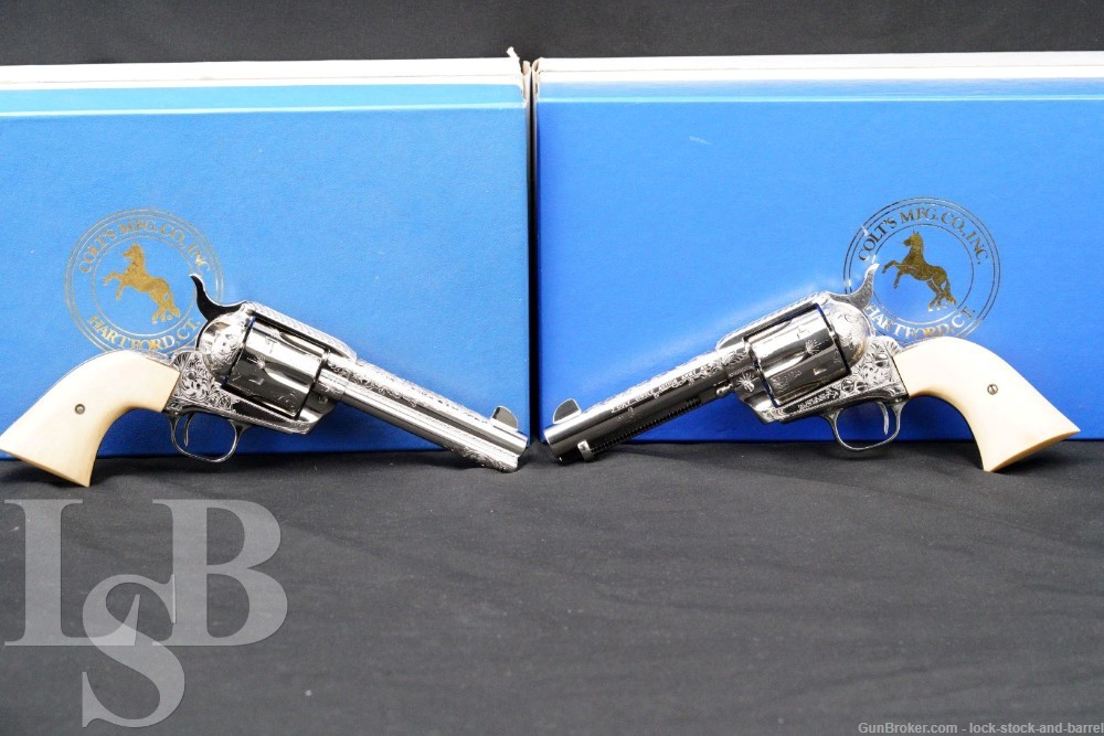 Judge Roy Bean’s Colt Custom Pair Single Action Army .45 Revolvers MFD 2003