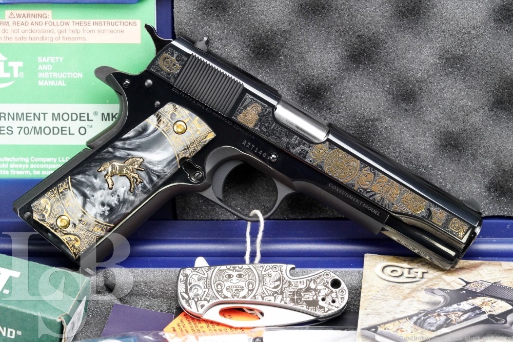 TALO Aztec Empire Limited Edition Colt Government Model 1911 .38 Super