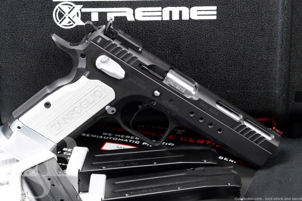 Tanfoglio EAA Limited Custom Extreme Witness 9mm 4.75″ Pistol MFD 2019