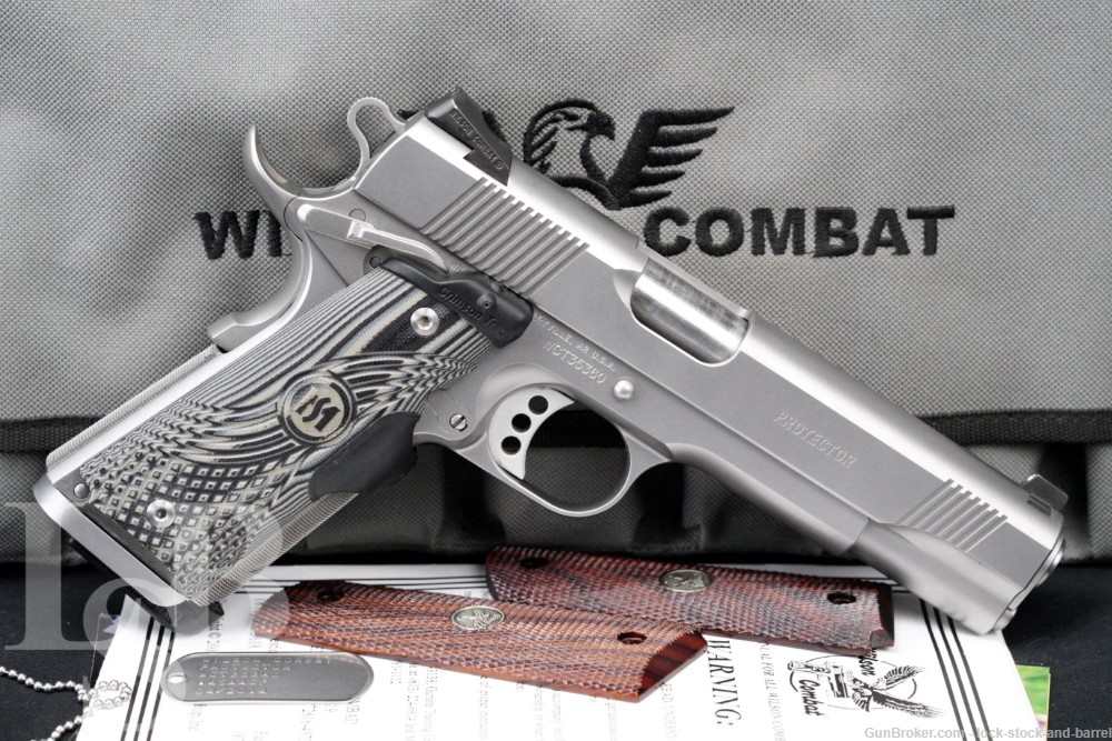 Wilson Combat Checkered Stainless 1911 Front Strap Review! 