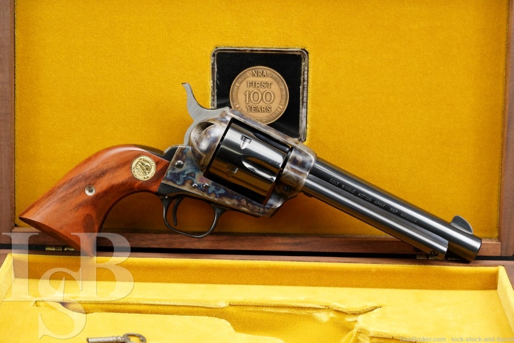 Colt Single Action Army SAA NRA Centennial .357 Magnum Revolver, 1971 C&R