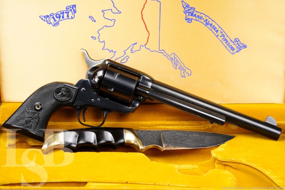 Colt Trans Alaskan Pipeline Single Action Army SAA .45 Revolver, 1978