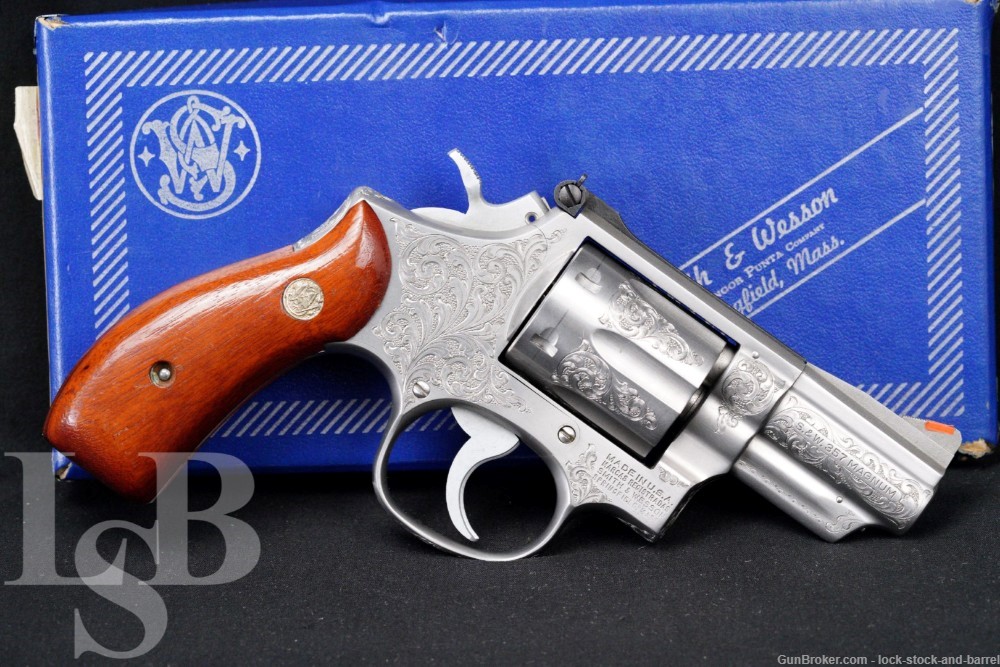 Factory Engraved Class B Smith & Wesson S&W Model 66-1 .357 Mag Revolver