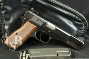 FN Belgian Browning Hi-Power 9mm Luger 4 5/8" Semi-Automatic Pistol, 1977