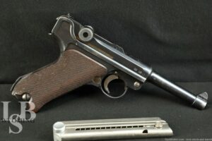 G-code Pre-WWII German S/42 Mauser Luger 9mm Semi-Automatic Pistol 1935 C&R