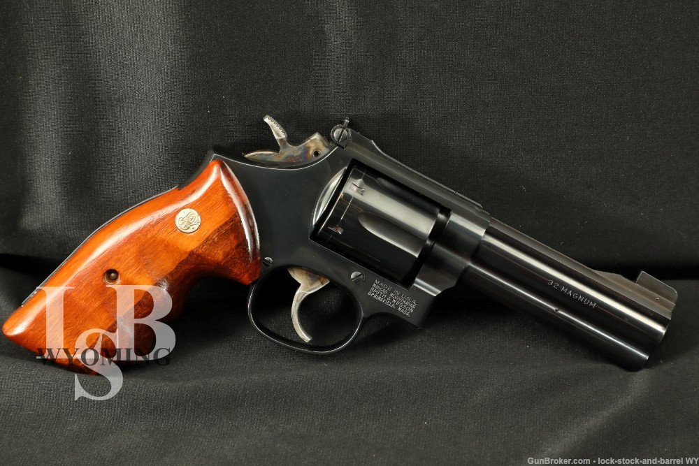 Smith & Wesson S&W Model 16-4, the K-32 Masterpiece 4″ Blue DA/SA 1990