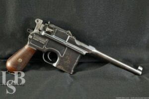 WWI Austrian Mauser C96 Broomhandle .30 7.63x25mm Semi-Auto Pistol 1915 C&R