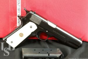 WWI US Colt Model of 1911 U.S. Army .45 ACP Semi-Automatic Pistol, 1918 C&R