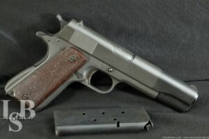 WWII Colt U.S. Model 1911A1 .45 ACP Military Semi-Automatic Pistol 1941 C&R