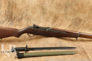 WWII Springfield M1 Garand .30-06 Semi Automatic Rifle 1944 C&R & Bayonet