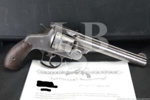 113 of 276 Smith & Wesson S&W .38 Winchester Double Action Revolver Antique