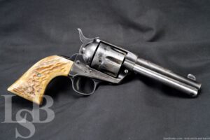 1st Generation Colt Single Action Army SAA 4 3/4" .45 Revolver 1898 Antique