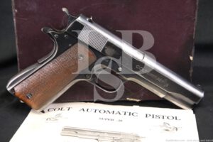 1st Year Pre-War Colt Super .38 Automatic Government Model 1911, 1929 C&R