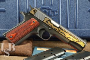 35TH DEA ANNIVERSARY COLT GOVERNMENT .45 ACP COMMEMORATIVE
