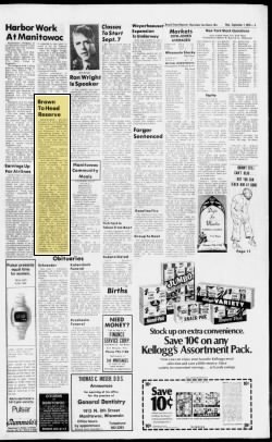 Clipping location on Manitowoc Herald-Times page 3