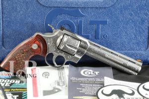 Altamont Royal Chateau Engraved Colt Python 6" .357 Magnum Revolver & Box
