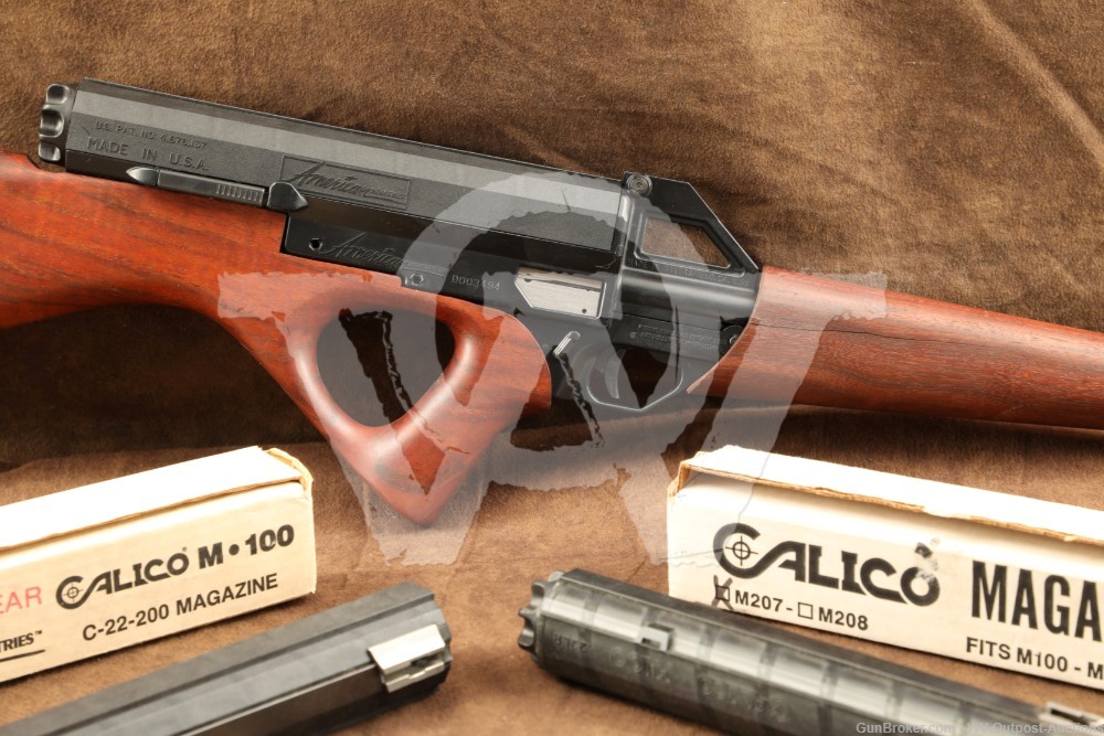 American Industries Calico M-100S .22LR 17 ¾” Semi-Auto Blowback Rifle