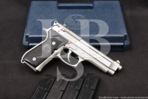Beretta U.S.A. 92FS Inox 9mm 4.9" Stainless DA/SA Semi-Automatic Pistol