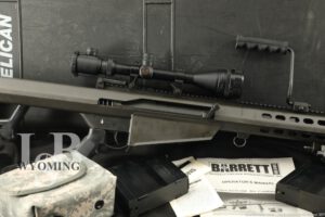 Barrett M82A1M M82A1 50 BMG 29” Semi-Auto Rifle w Case, Scope, Cleaning Kit