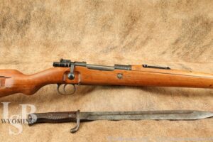Bavarian K98AZ Mauser 8mm 23.5” Bolt Action Rifle & Bayonet, 1911 C&R