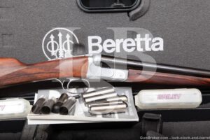 Beretta 470 Silver Hawk J470210 12 GA SXS Side by Side Shotgun, 1998/2002