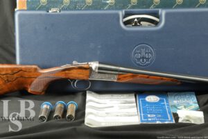 Beretta Model 471 Silver Hawk 12 GA 28” Side by Side Shotgun, MFD 2003