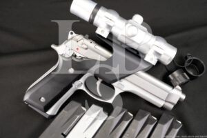 Beretta Model 92FS Inox 92 FS Stainless 9mm 4.9" DASA Semi-Auto Pistol 1996