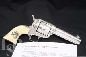 Bernard Bernie Wolfe Engraved Colt SAA 4 3/4" .38-40 WCF Revolver, 1901 C&R