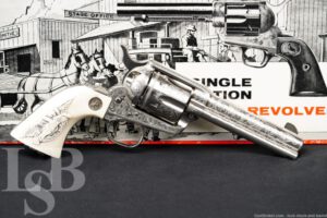 Bernard Bernie Wolfe Engraved Colt Single Action Army .45 Revolver, 1998