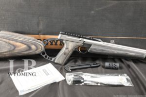 Browning Buck Mark Rifle Target Stainless 18” Fluted 22.LR Semi Auto Rifle