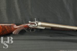 C.H. Eutebrouk Boston Sidelock Hammer 12 GA SXS 30” Shotgun Antique