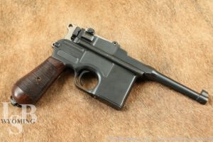 C96 Broomhandle .30 Mauser 7.63x25mm Semi-Auto Pistol, 1921-23 C&R