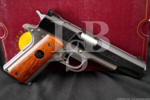 COLT 1911 Gold Cup Elite IX National Match 9 MM Luger 5 ", MFD 1989 C&R