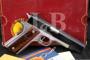 COLT 1911 Gold Cup National Match .38 Super Elite, MFD 1987 Stainless C&R