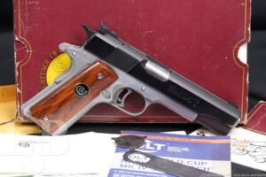 COLT Elite IX Gold Cup National Match 1911 9mm Semi-Auto Pistol, 1989 C&R