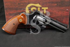 COLT Python I3640 357 Magnum 4" DASA Double and Single Action Revolver 1980