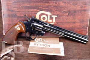 COLT Python I3680 .357 Magnum 8" DA/SA Double Action Revolver MFD 1980
