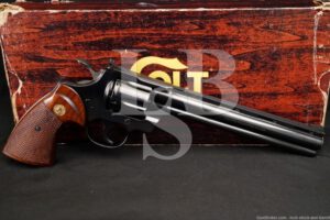 COLT Python I3680 357 Magnum Blued DA/SA Double Action Revolver 1980 w/ Box