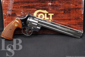 COLT Python I3681 .357 Magnum 8" Nickel DA/SA Double Action Revolver